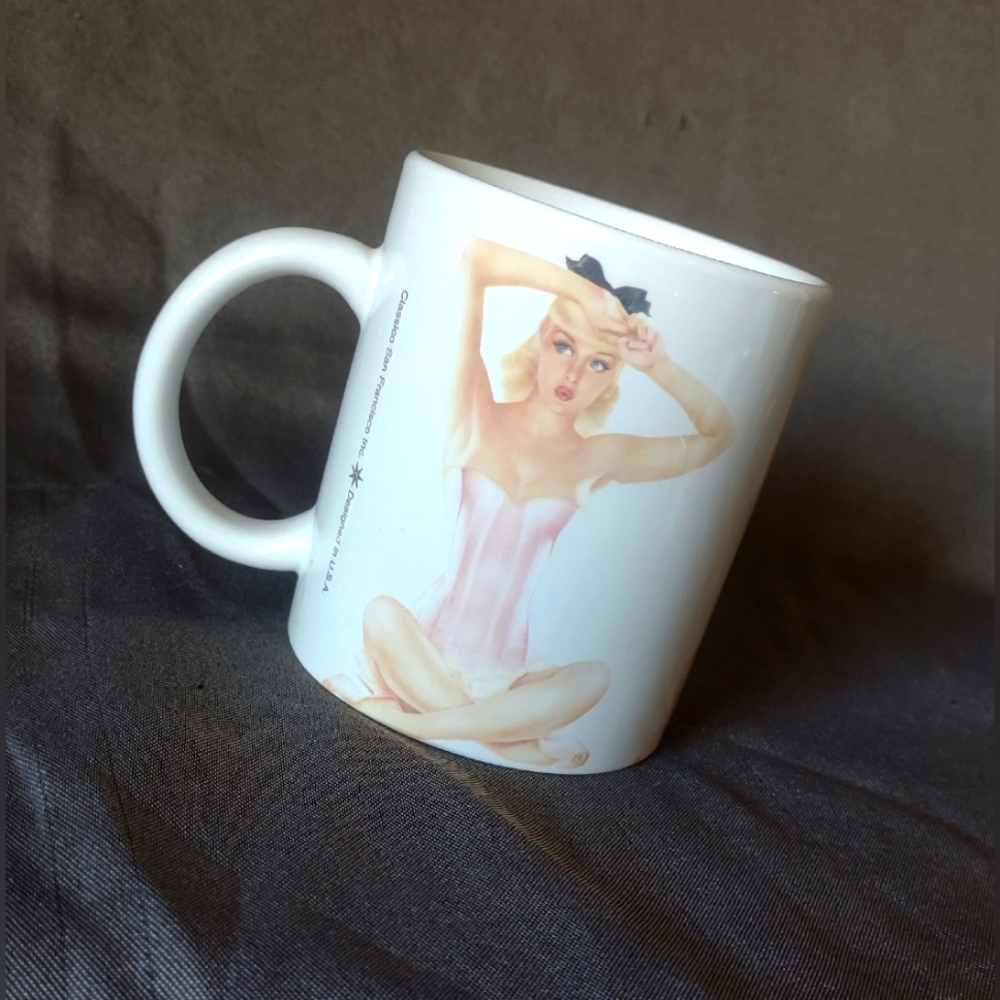 Alberto Varga pin up girl coffee mug